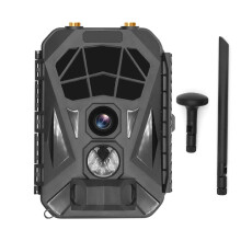 4G Trail Camera Infrared Induction 4K 36MP Waterproof Game Camera For Wildlife Monitoring(Black)
