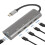 USB C Hub 5Gbps,Laptop Docking Station with 3 5Gbps USB-C Data, 1 5Gbps USB-A,and 1 PD 60W Comptible(Gray) 1