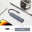 MacBook Adapter Multiport USB c hub multiport Adapter MacBook USB Adapter USB hub USB c 7 in 1 usbc (Gray) 5