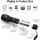 LED Flashlights High Lumens, Small Flashlight, Waterproof, Adjustable Focus Flash Light for Outdoor(Black) 4