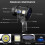 Rechargeable Spotlight, Handheld Hunting Flashlight Led Spot Light with Cob Light and Solar Panels(Black) 4