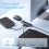 USB 3.0 Hub, 4-Port USB Hub USB Splitter USB Expander for Laptop, Flash Drive, HDD, Console, Printer(Black) 5