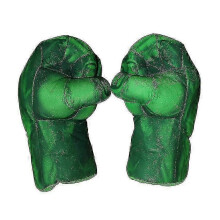 Groene Hulk vuisthandschoenen, spierpluche, volwassenen, kind, vechtsport, boksen, superheld, Halloween,