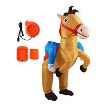 (Kids)Inflatable Horse Costume Role Playing Fancy Dress for Cosplay Party Performance