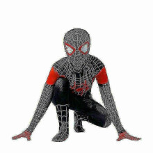 (150cm) Miles Morales Kostuum Spiderman Cosplay Jumpsuit Halloween Cosplay Pak G
