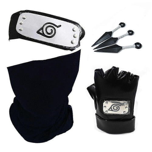 Kraja Bandeau Ninja Konoha Avec Armoiries - Accessoire Cosplay Village De La Feuille Bandeau Naruto Konohagakure