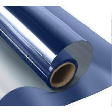 (30x100cm, Blue) Privacy Window Film Sunshade Mirror Reflection One-way Mirror Window Film Shading Film Vinyl Anti-ultraviolet Glass Sticker_fc24