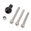 Base de serrage B-367U, boule de 1 po, argenté, boulons M8 10