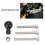 Base de serrage B-367U, boule de 1 po, argenté, boulons M8 4