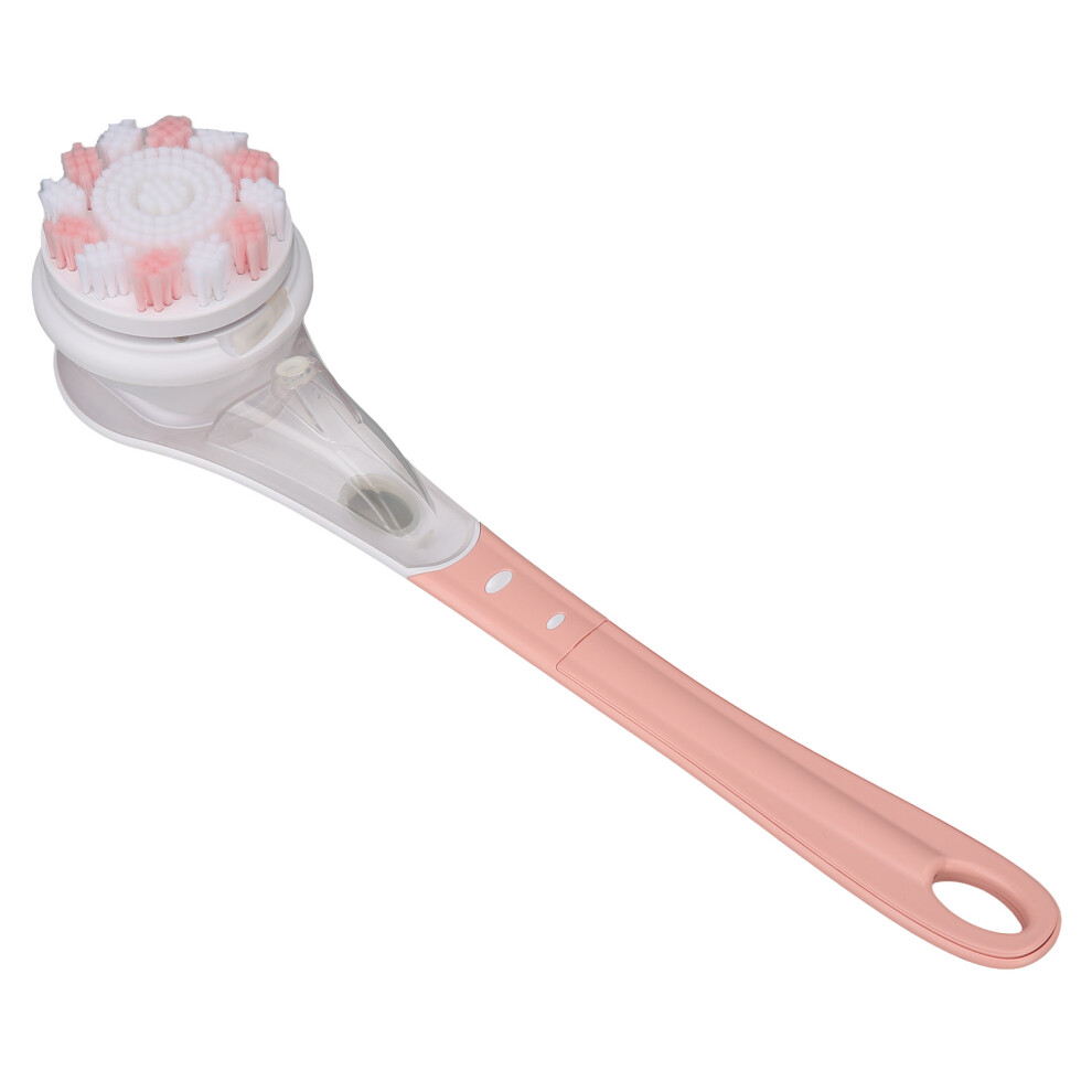 Pink Electric Body Brush Exfoliating Rotating Waterproof 3 Gear Shower Scrubber