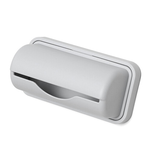 Grauer Müllbeutelspender 15x6.5cm/5.9x2.6in