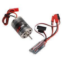 Motor con escobillas 380, acero inoxidable 27,5x37,5 mm, ESC de 30 A