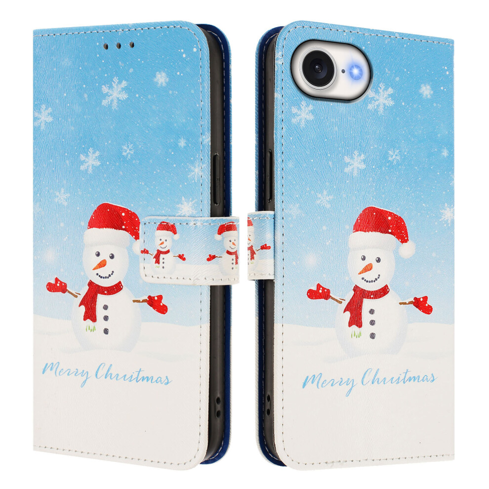 (Snowflake Snowman) For Iphone 16E Case 6914272432329