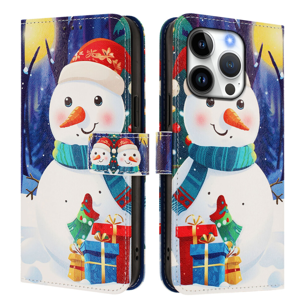 (Gift Box Snowman) For Iphone 16 Pro Case 6914279678096