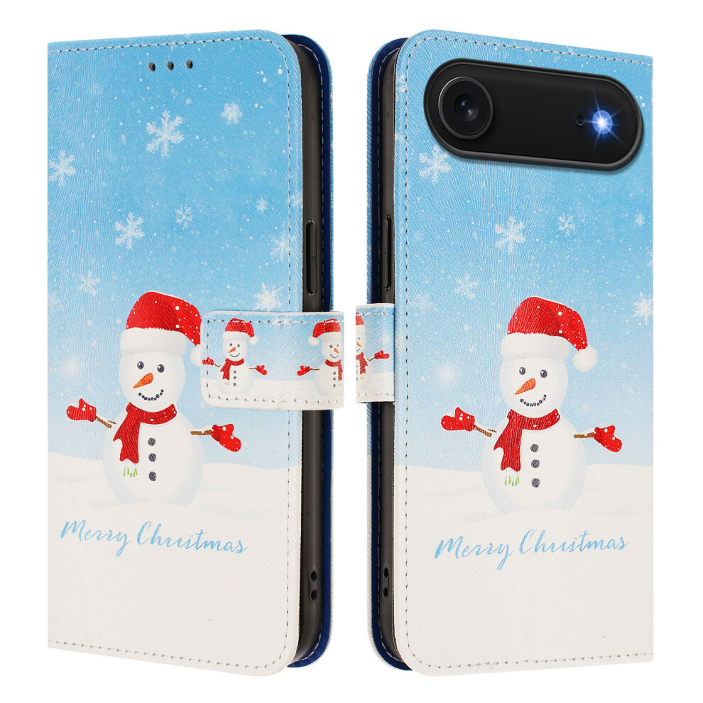 (Snowflake Snowman) For Iphone 17 Air Case 6914278950131
