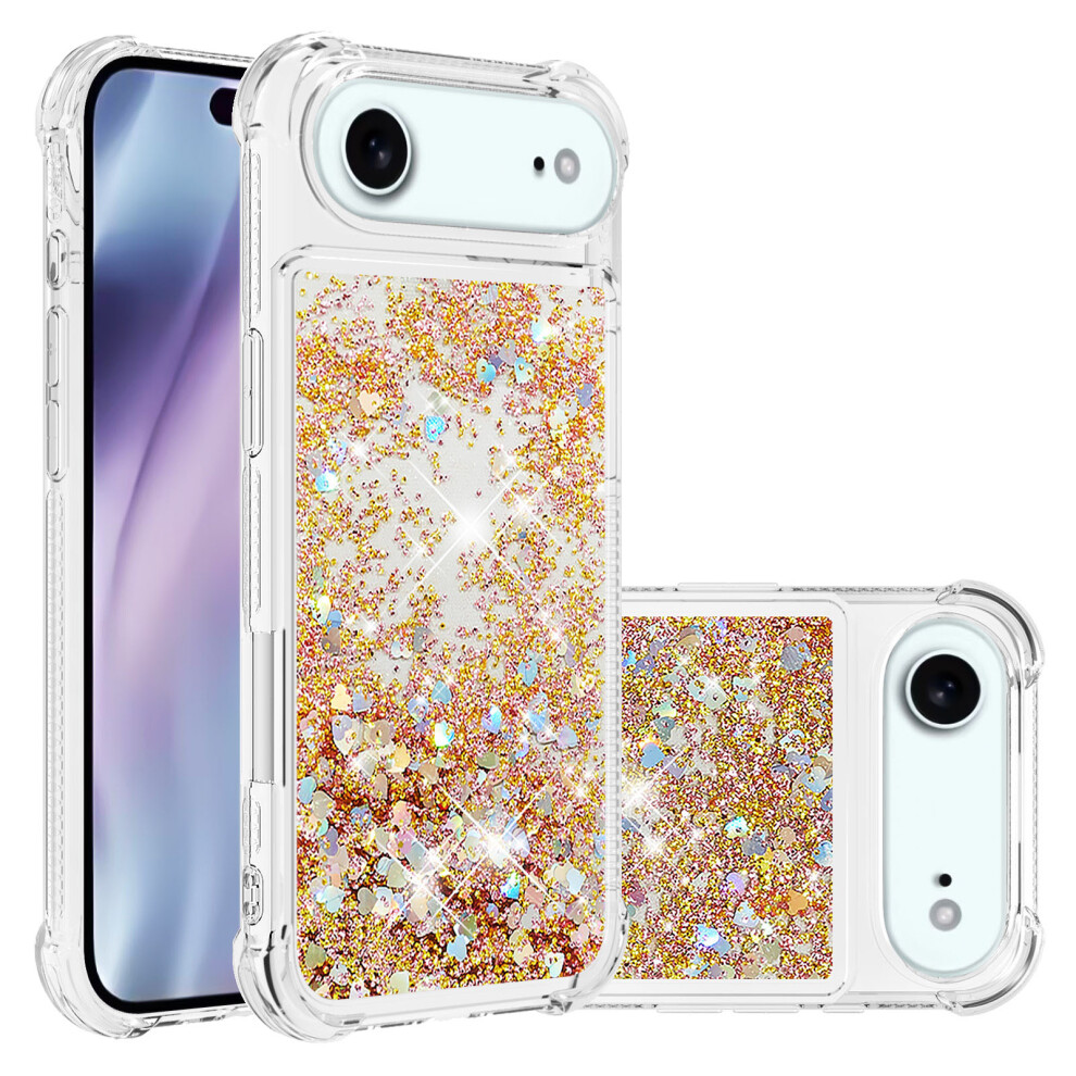 (Gold/Hearts) For Iphone 17 Air Case Gold 6914274325773