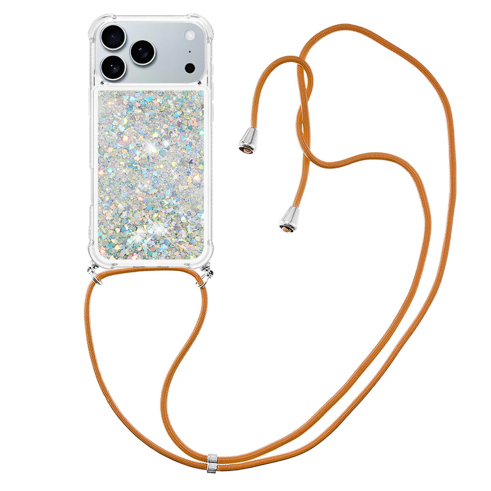 (Silver/Hearts) For Iphone 17 Pro Max Case Silver 6914277635084