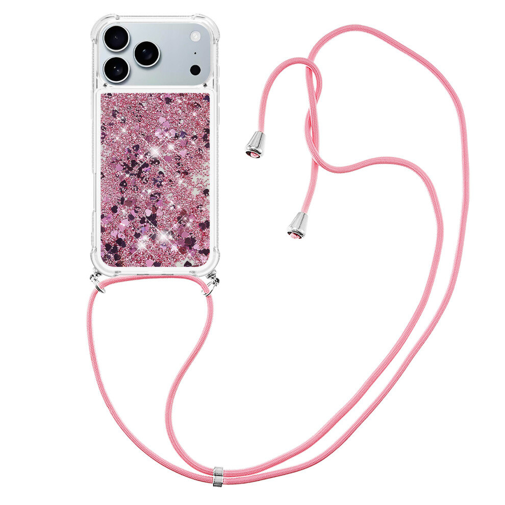 (Rose /Hearts) For Iphone 17 Pro Case Gold 6914273622293