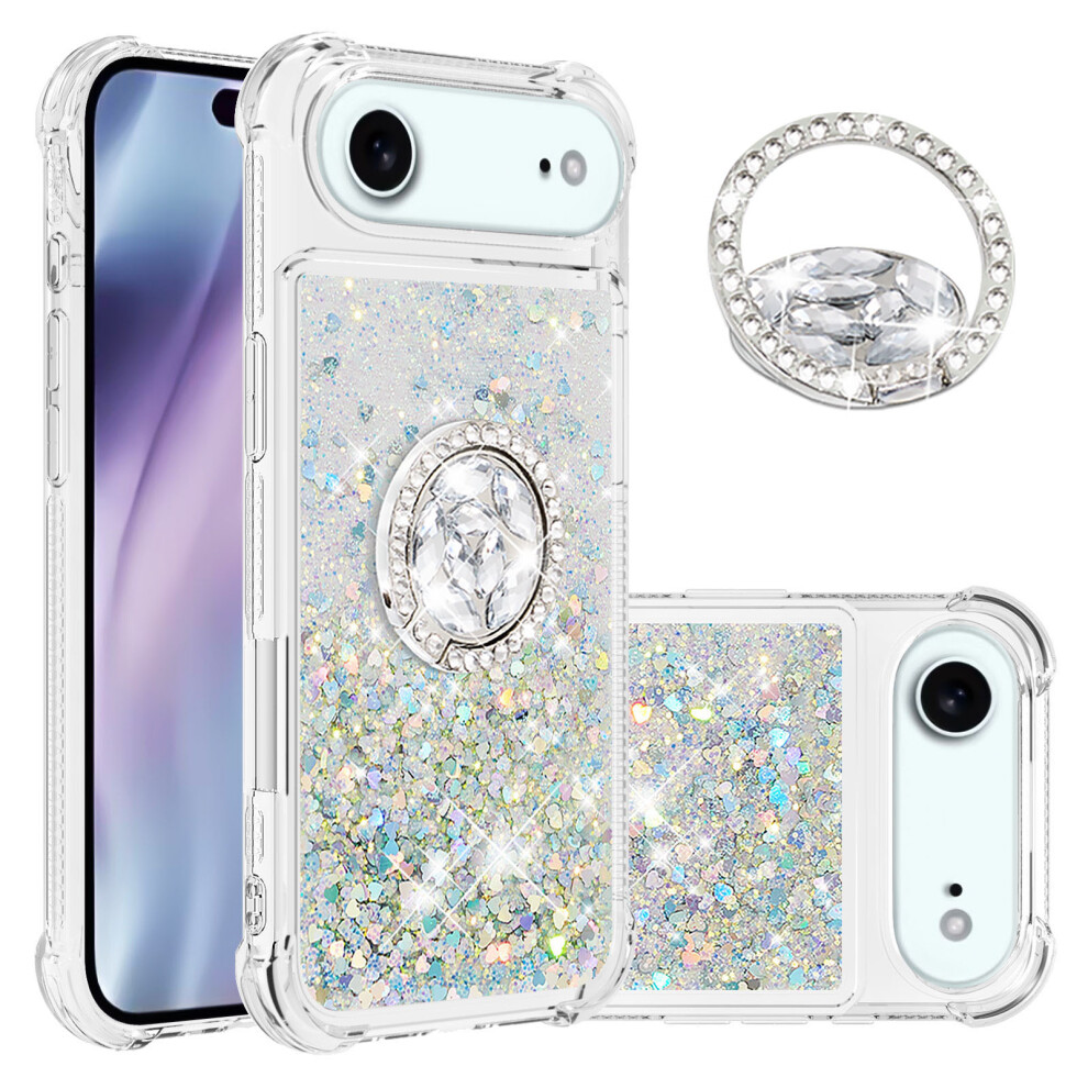 (Silver/Hearts) For Iphone 17 Air Case Silver 6914275115816
