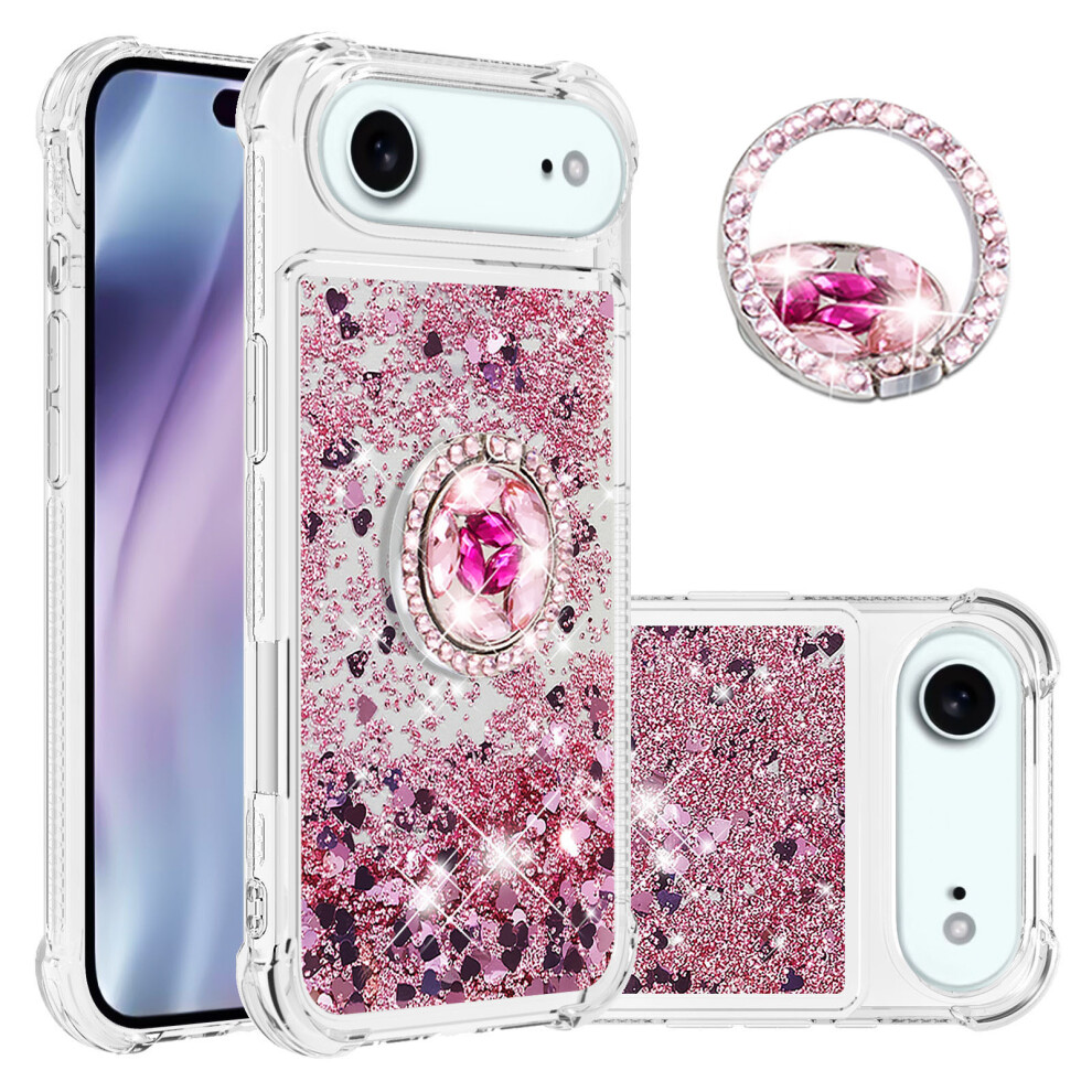 (Rose /Hearts) For Iphone 17 Air Case Gold 6914276176793