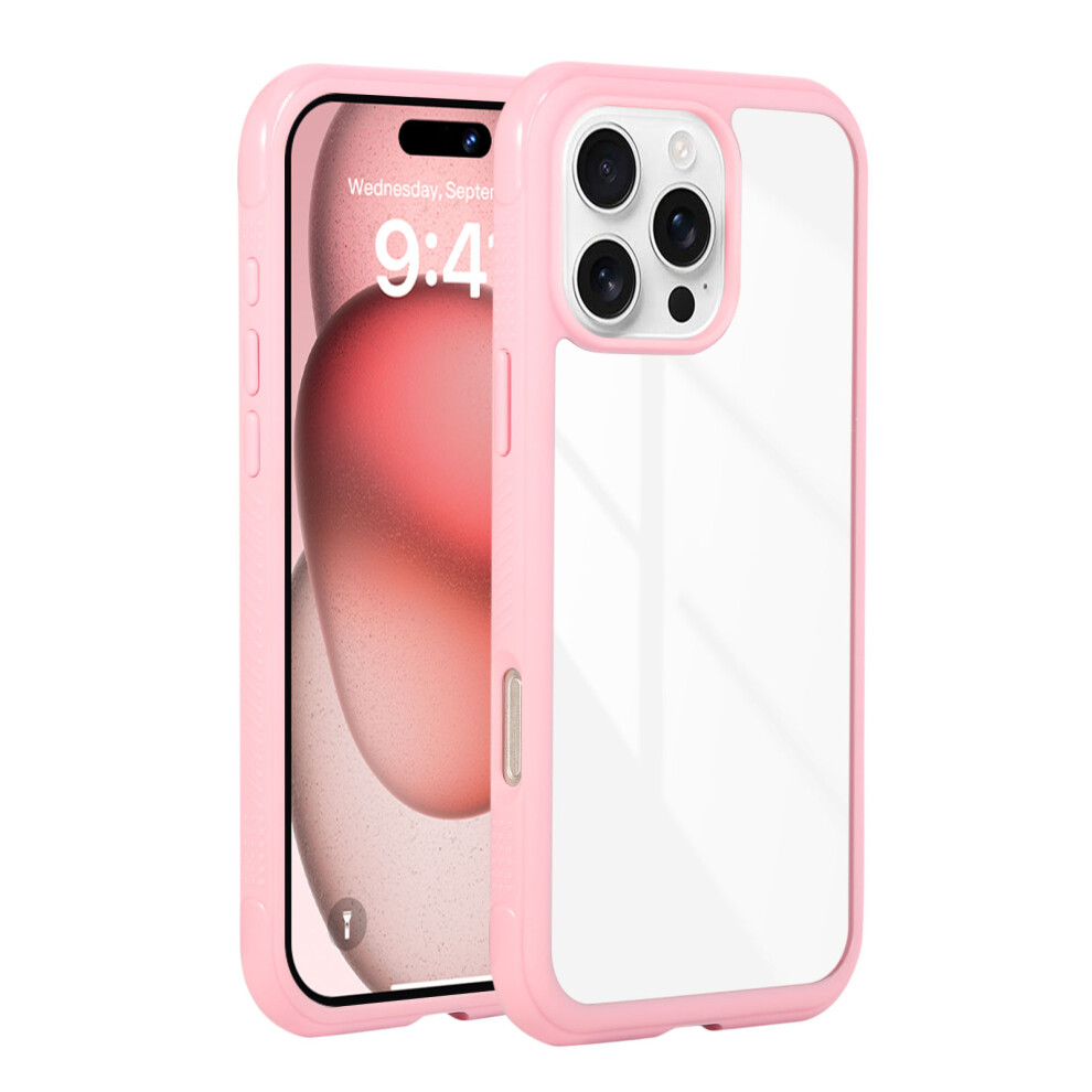 (Pink) For Iphone 16 Pro Case Pink 6914278778971