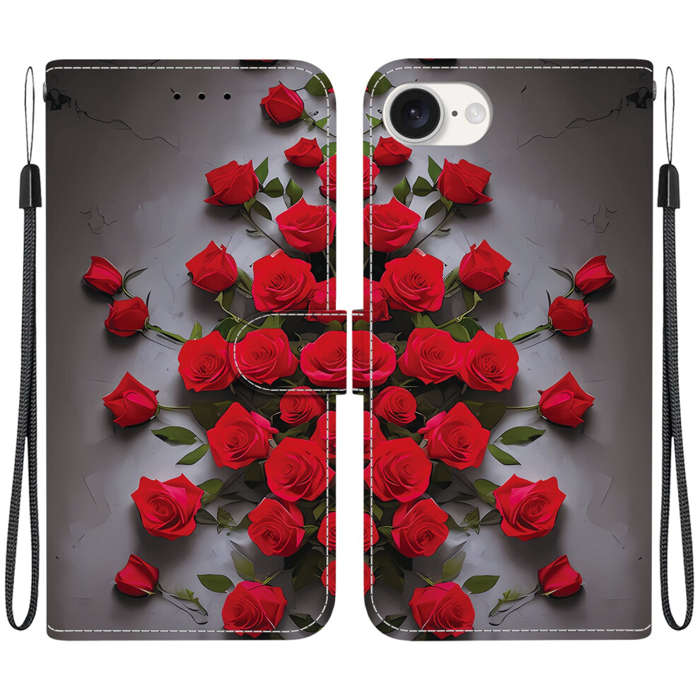 ( Rose) For Iphone 16E Case Red 6914277083816