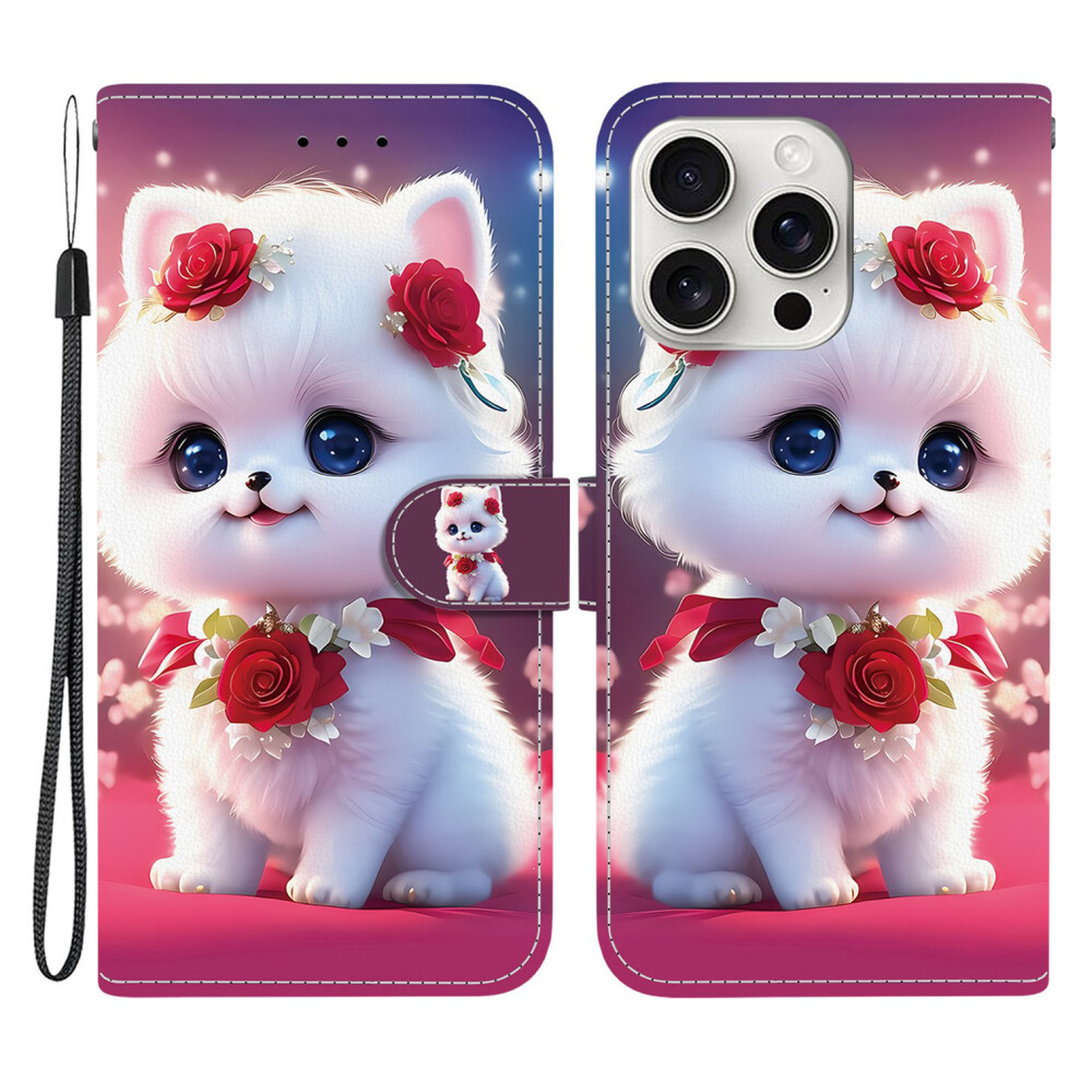 (Rose Cat) For Iphone 16 Pro Case 6914279284013