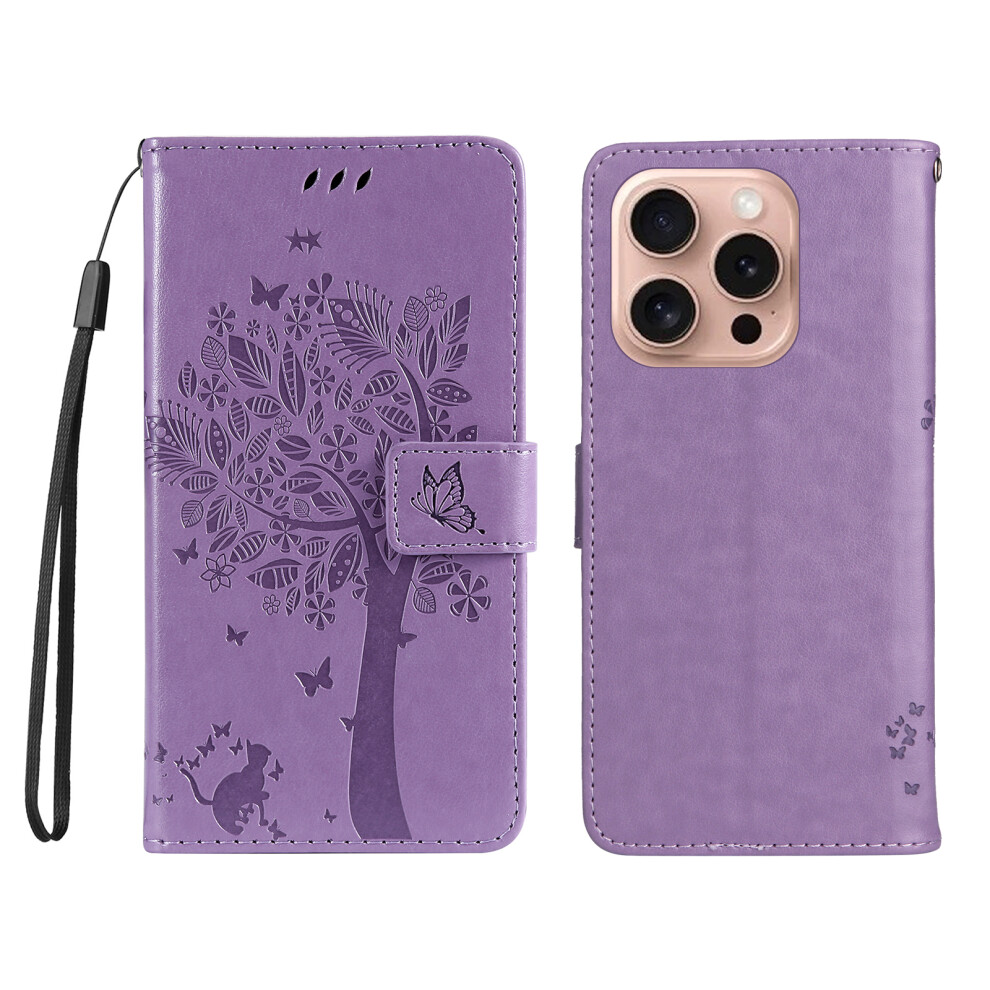 (Light ) For Iphone 16 Pro Case Purple 6914275392637