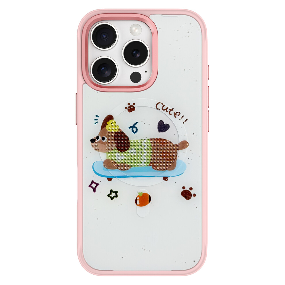 (Pink) For Iphone 16 Pro Case Pink 6914272982220