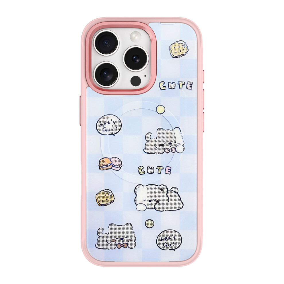 (Pink) For Iphone 16 Pro Case Pink 6914277086879