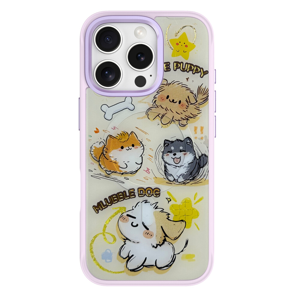 (Purple) For Iphone 16 Pro Max Case Purple 6914273204536