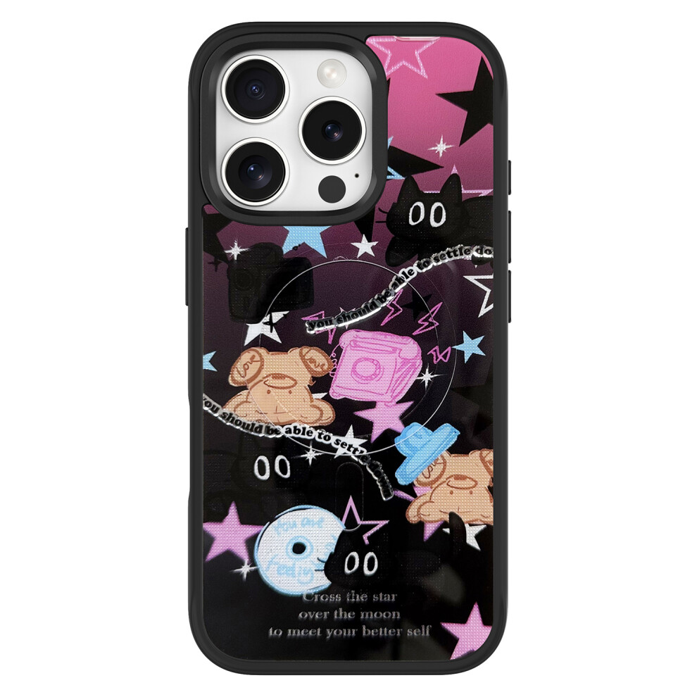 (Black) For Iphone 16 Pro Case Black 6914270554412