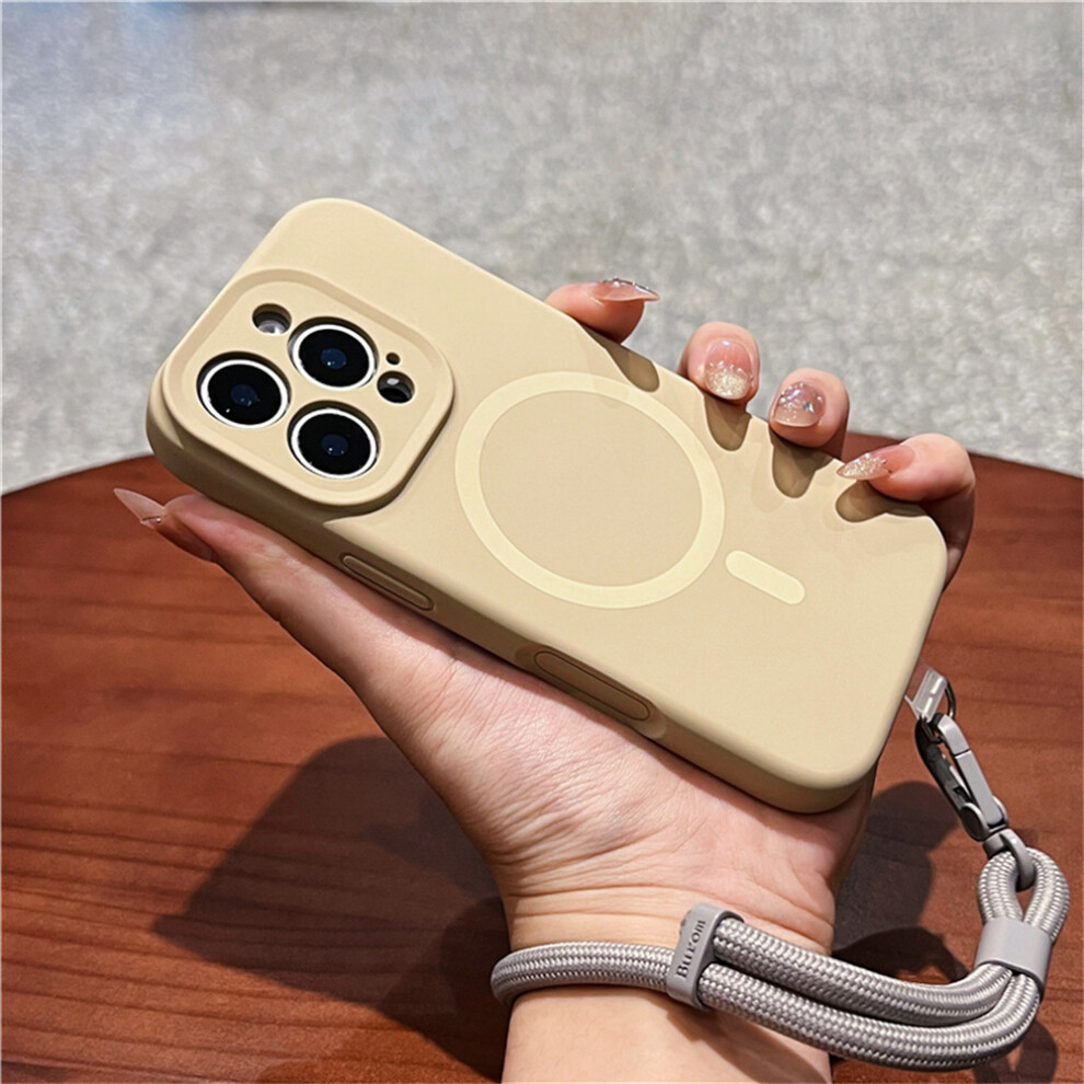 (Light Coffee) For Iphone 16 Pro Case Brown 6914270767232