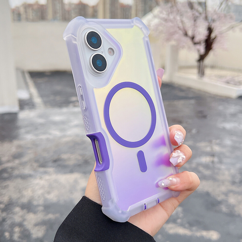 (Transparent Blue Purple) For Iphone 17 Case Blue,Purple 6914272273717