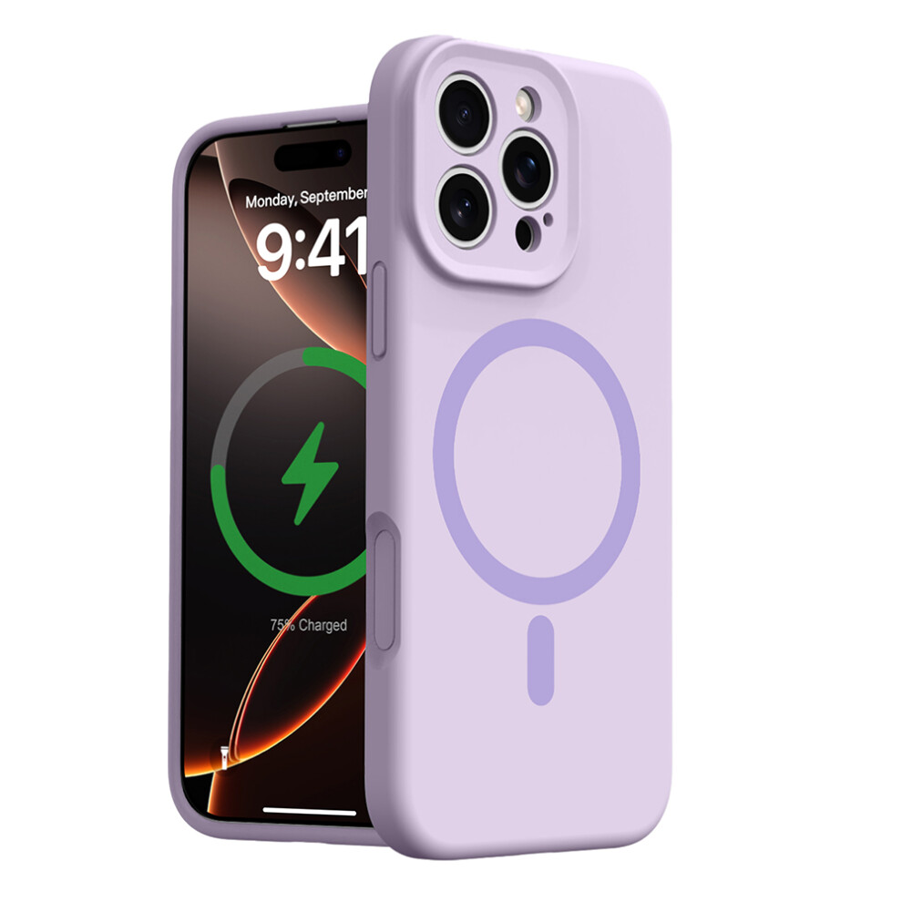 (Light ) For Iphone 16 Pro Case Purple 6914272056532