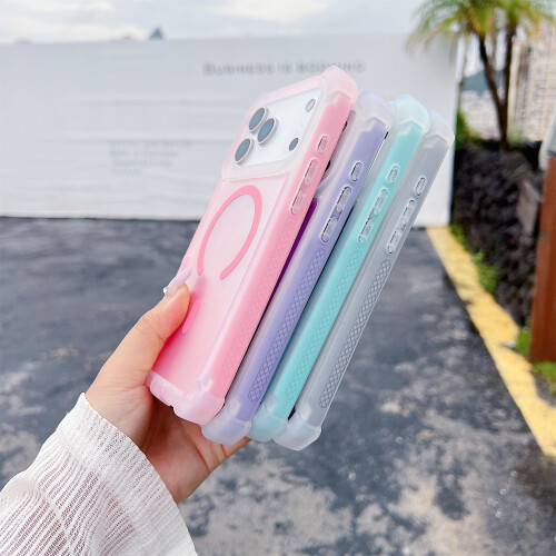 (Transparent Blue Green) For iPhone 17 Pro Max Case 2