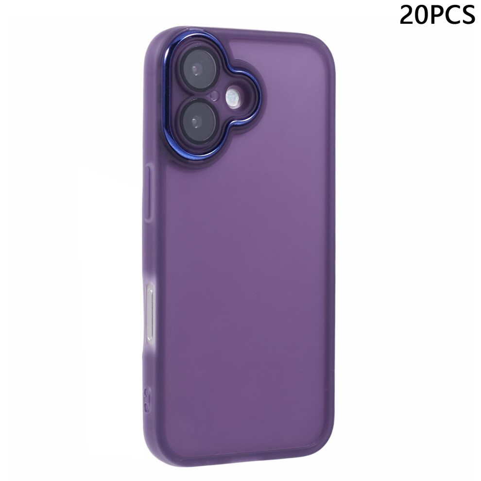 (Transparent ) For Iphone 16 Case Purple 6914277263157