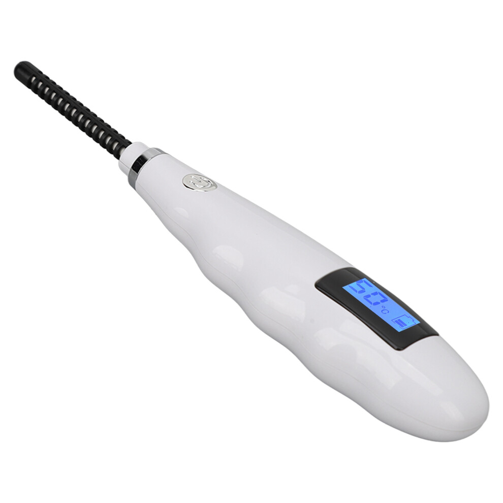 Compact USB Rechargeable Heated Curler for Effortless Lash Styling
