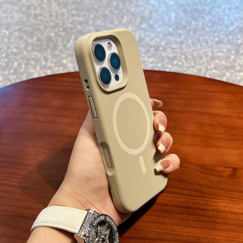 (Light Coffee) For Iphone 16 Pro Case Brown 6914279236166