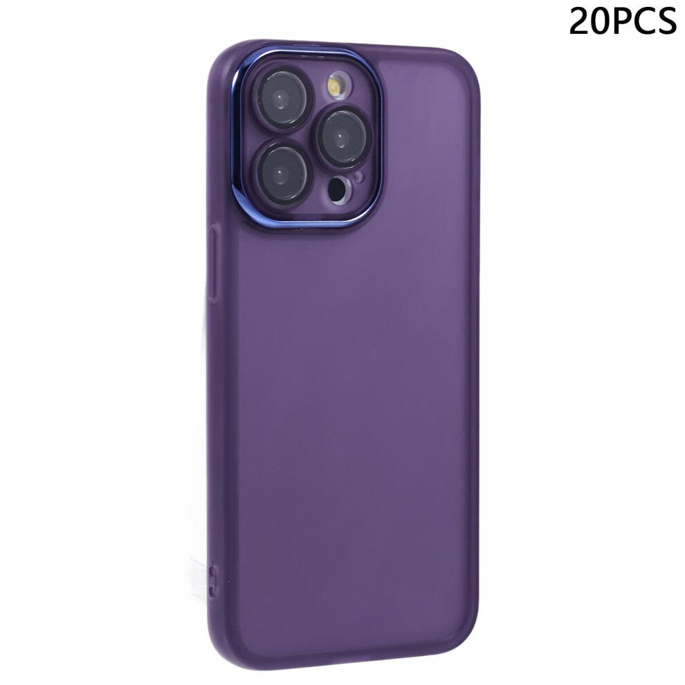 (Transparent ) For Iphone 13 Pro 6.1 Inch Case Purple 6914274712351