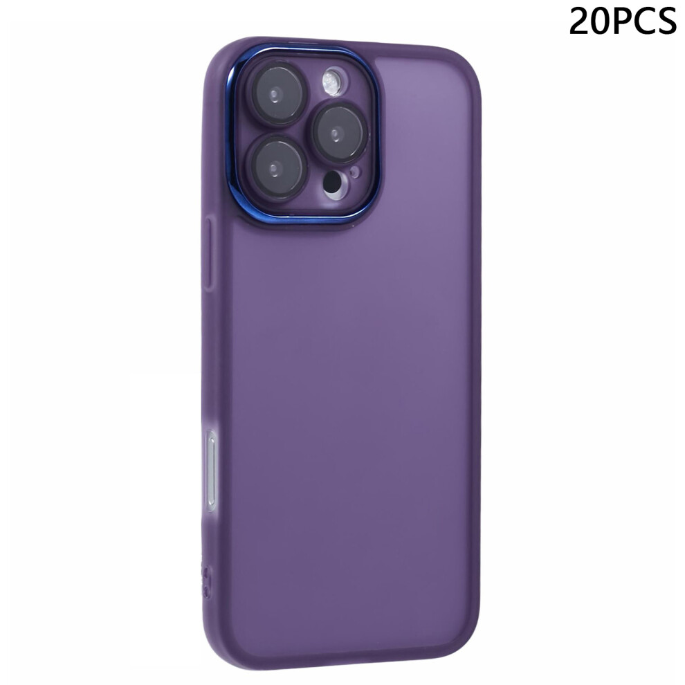 (Transparent ) For Iphone 16 Pro Max Case Purple 6914278059964
