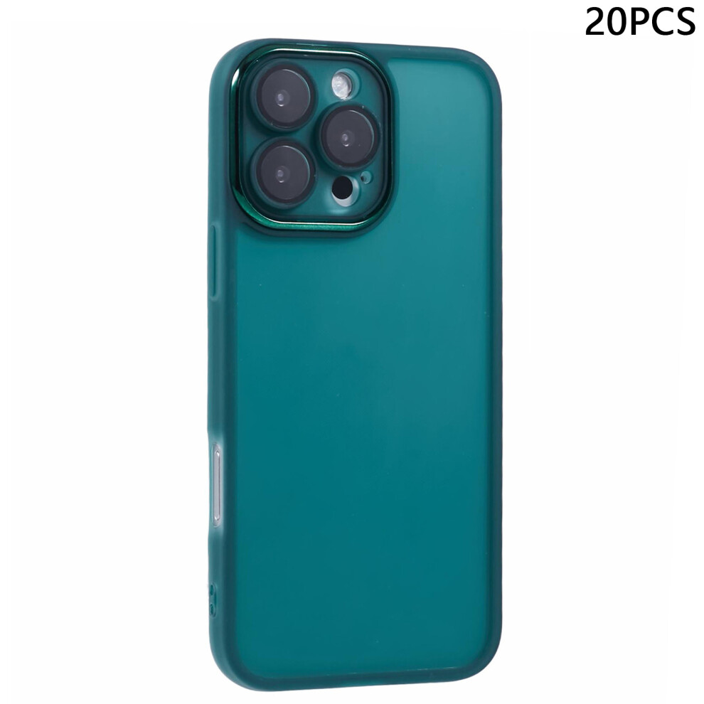 (Transparent ) For Iphone 16 Pro Max Case Green 6914273505541