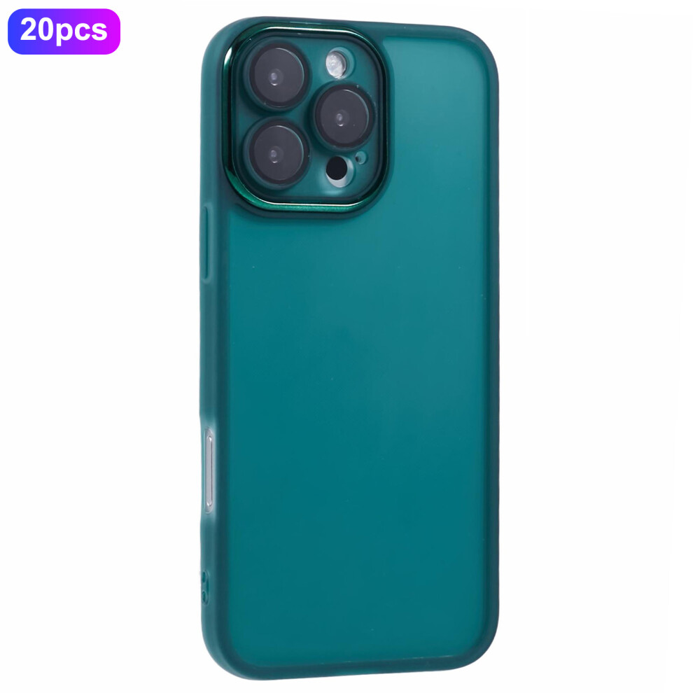 (Transparent ) For Iphone 16 Pro Case Green 6914271284875