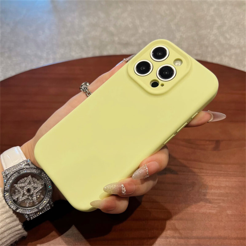 (Light ) For Iphone 13 Pro Max 6.7 Inch Case Yellow 6914278288296