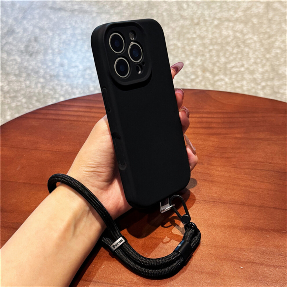 (Black) For Iphone 16 Pro Case Black 6914278151293