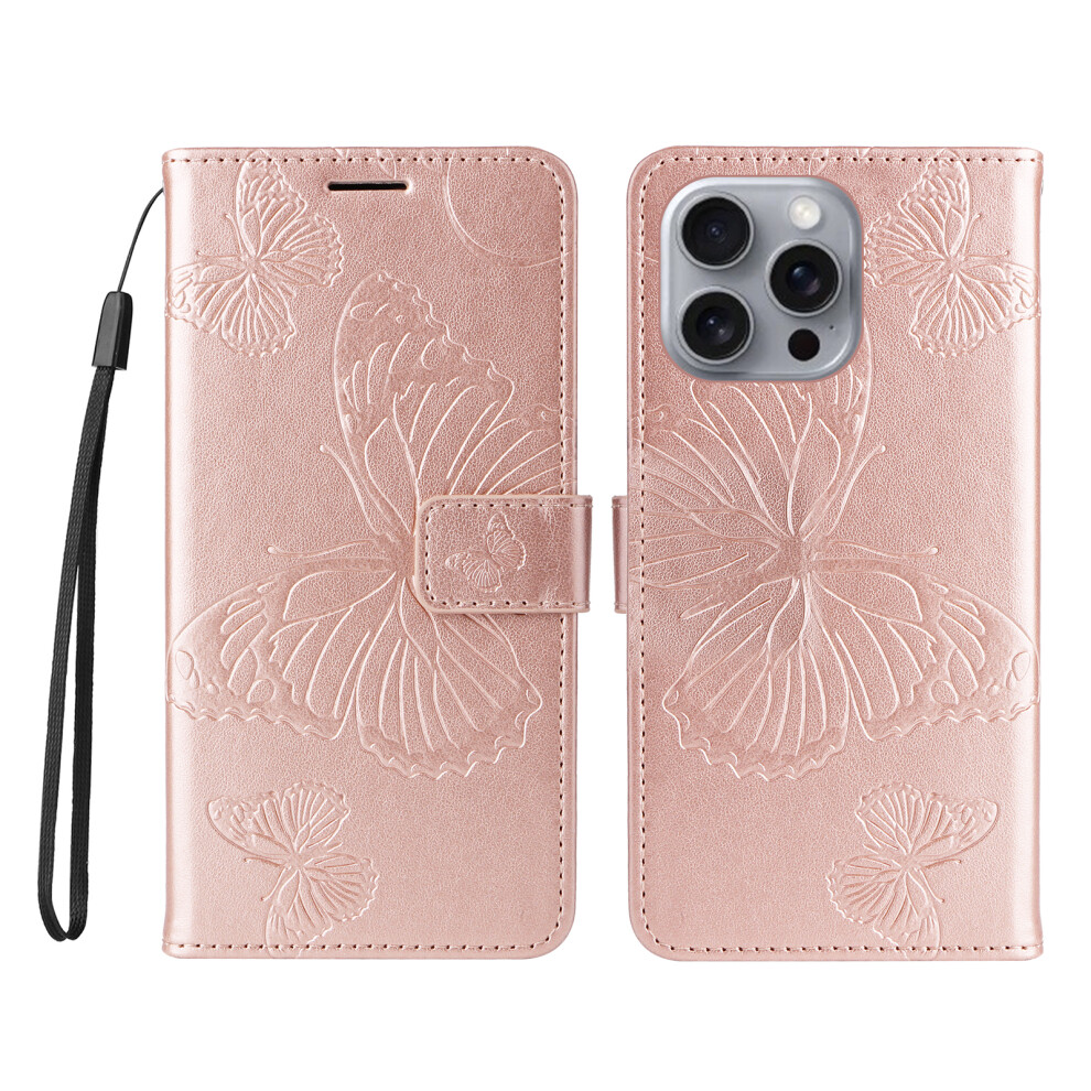 (Rose ) For Iphone 16 Pro Max Case Gold 6914276199426
