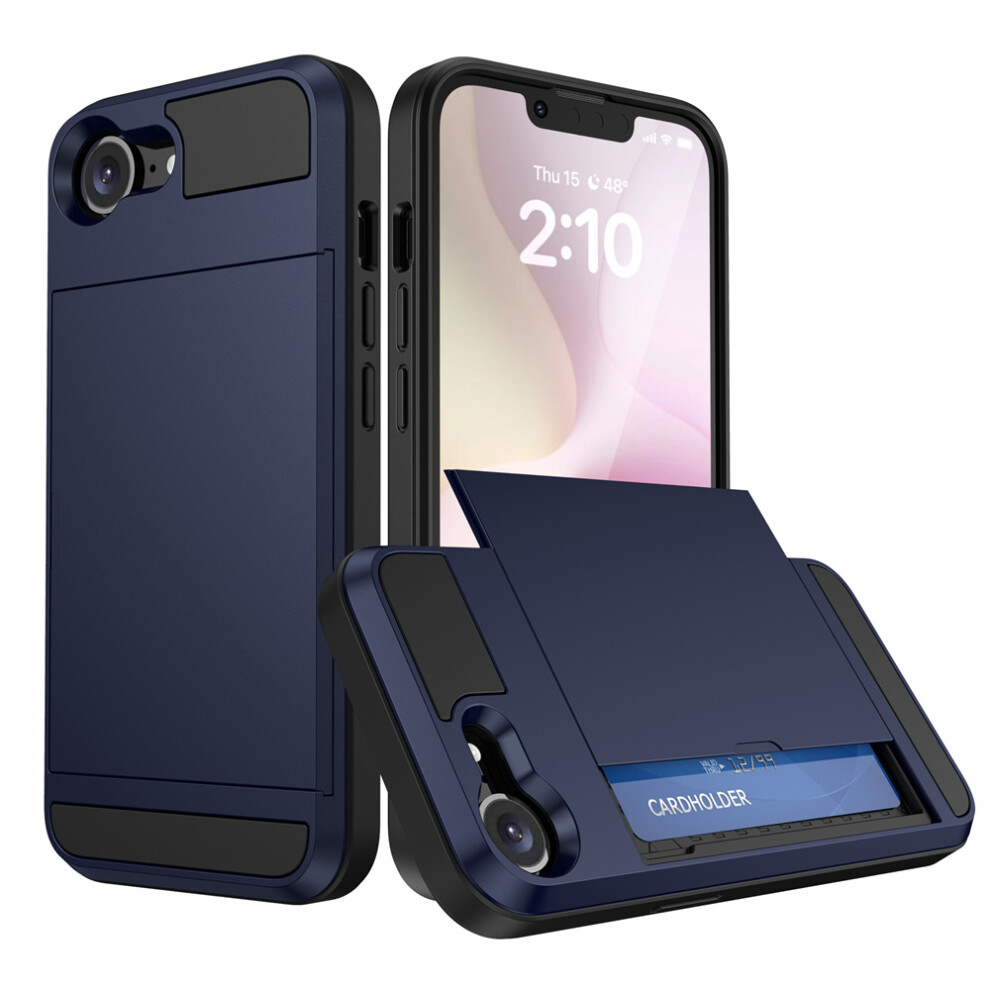 (Navy ) For Iphone Se (2022) Case Blue 6914279459077