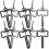 Poop Bag Holder Hands-Free Dog Waste Dispenser 10-Pack Black 6