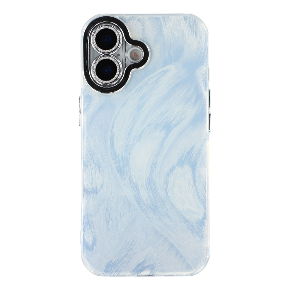 (Feather Yarn Pattern/Silver) For Iphone 17 Case Silver 6914276585618