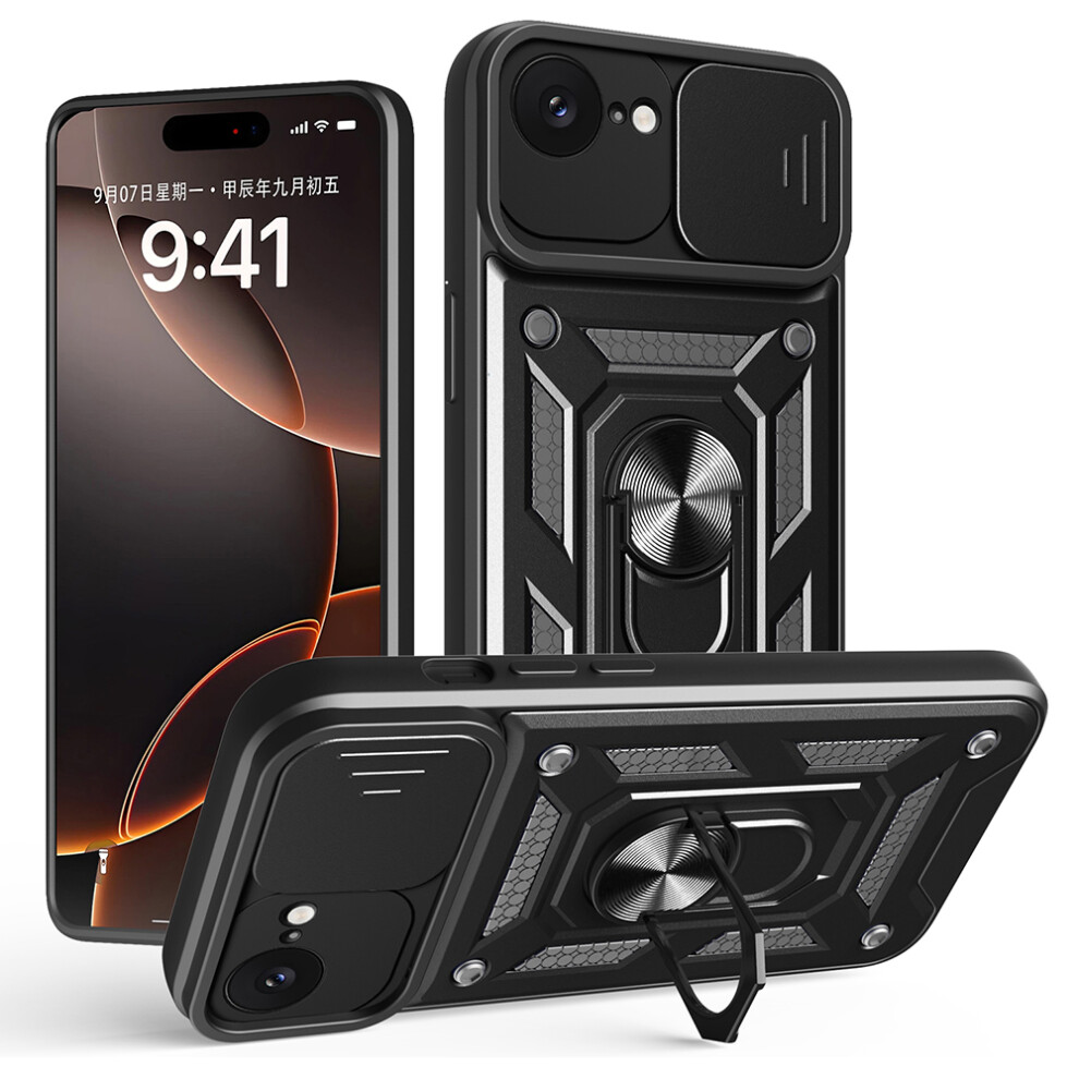 (Black) For Iphone 16E Case Black 6914279296979
